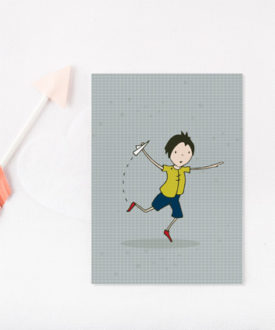 flying planes card